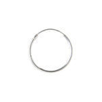 SS.925 Hoop With Hinge 18mm O/D Wire .050in/1.25mm-3.42g - Cosplay Supplies Inc