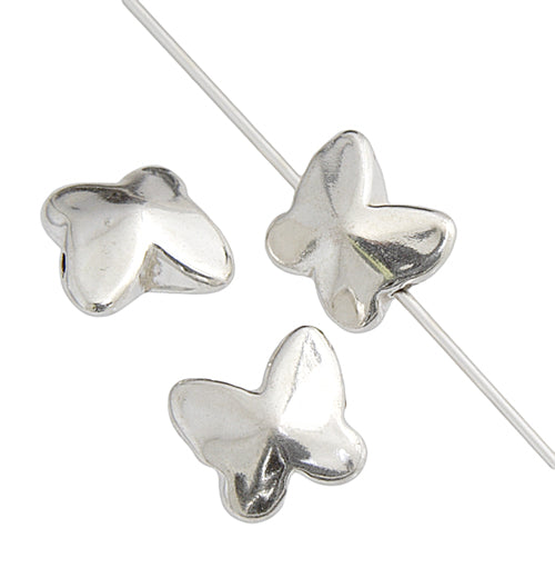 SS.925 Bead Butterfly Horizontal Hole 10mm