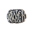 SS.925 Bead Rectangle Walnut 11x14.5mm - Cosplay Supplies Inc