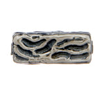 SS.925 Bead Rectangle Walnut 9.5x25mm - Cosplay Supplies Inc