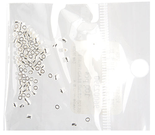 SS.925 Crimp Bead Twisted 2mm Approx 2.3g