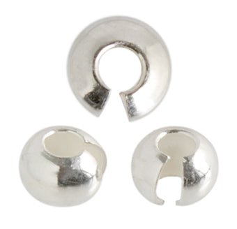 SS.925 Crimp Bead Cover - 3mm Approx .4g