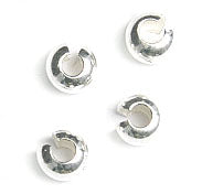 SS.925 Crimp Bead Cover - 4mm Approx 1g