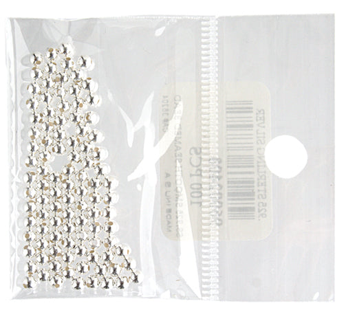 SS.925 Smooth Seamed Bead 3mm W/.9mm Hole Approx 4.3g