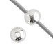 SS.925 Bead - Smooth Seamless 2mm W/.9mm Hole Approx 1.8g