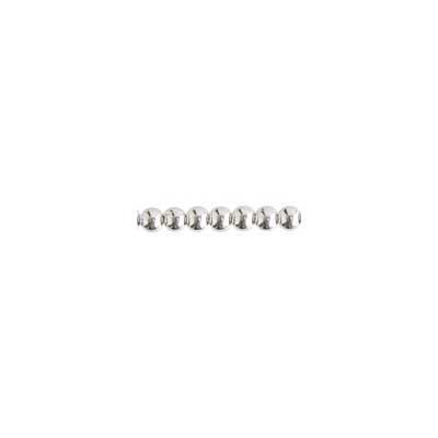 SS.925 Bead - Smooth Seamless 5mm W/.085in/2.1mm Hole Approx 9.6g - Cosplay Supplies Inc
