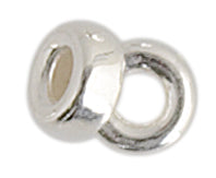 SS.925 Bead - Rondelle 3.2mm With 1.3mm Hole Approx 1.06g