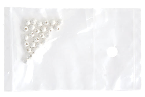 SS.925 Sparkle Bead 4mm .052in/1.3mm Hole Approx 2.25g