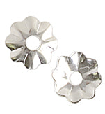 SS.925 Bead Cap 4.5mm .045"/ 1.1mm Hole (Approx 1.55g)