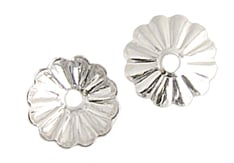 SS.925 Bead Cap 7mm .048"/ 1.2mm Hole ( Approx 3.95g)