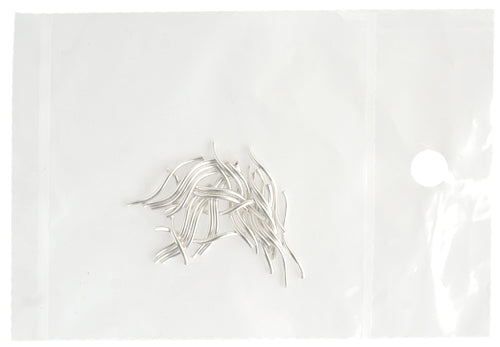 SS.925 Tube Spiral 1x17.5mm W/.7mm Hole Approx .2g