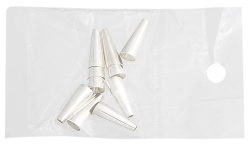 SS.925 Cones 1.5mm Hole 17x6mm Approx 5.g