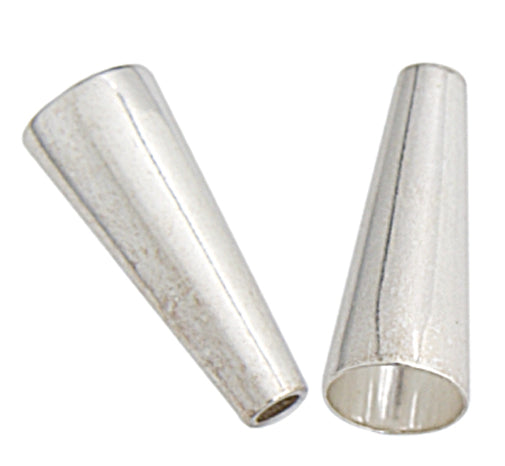 SS.925 Cones 1.5mm Hole 17x6mm Approx 5.g
