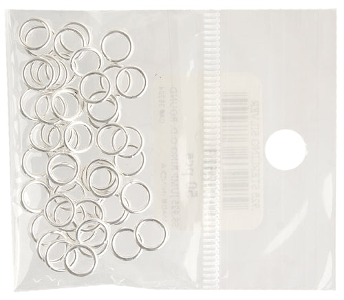 SS.925 Jump Ring OD Round Closed .040x7mm Approx 7.65g