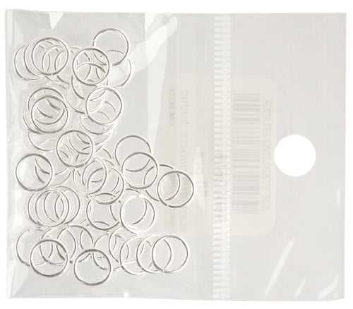 SS.925 Jump Ring OD Round Open .040x8mm Approx 8.9g