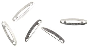 SS.925 Open Oval Spacer 2.5x10.0mm Approx 2.395g