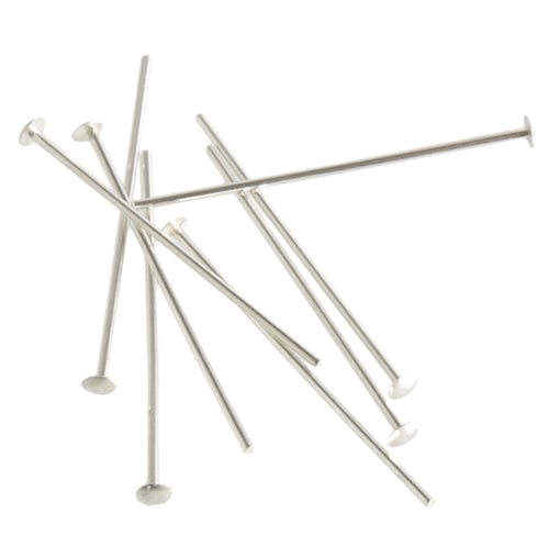 SS.925 Head Pin .020x75in 24ga (1.2mm Head Diam.)