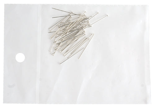SS.925 Head Pin .020x75in 24ga (1.2mm Head Diam.)