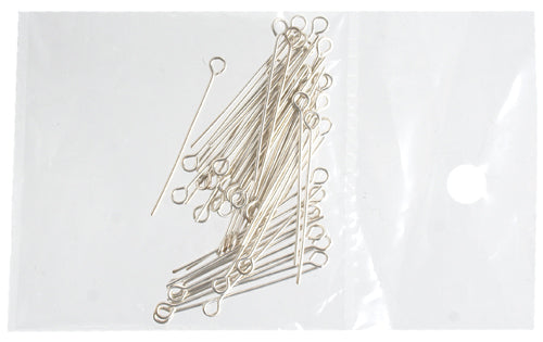 SS.925 Eye Pin .025x1in 22 G 2.6mm Eye O/D Approx 5.35g