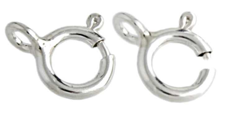 SS.925 Spring Ring 6mm Close Approx 6.90g