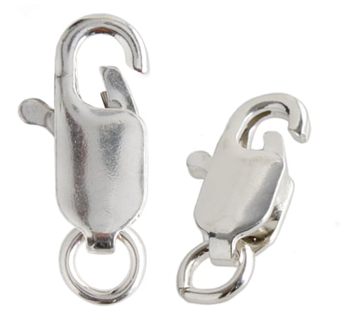 SS.925 Lobster Claw With Jump ring 3.8x10.2mm Approx 4.58g