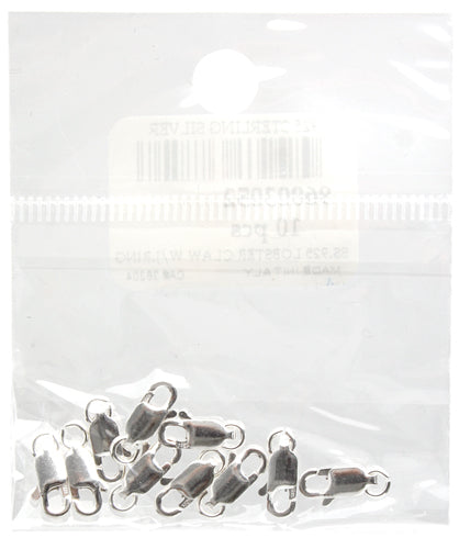 SS.925 Lobster Claw With Jump ring 3.8x10.2mm Approx 4.58g