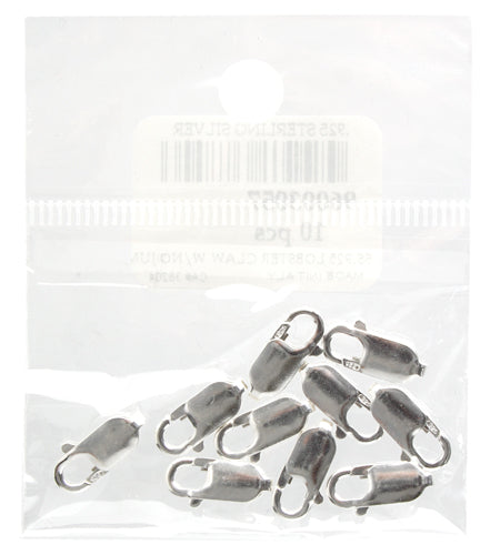 SS.925 Lobster Claw With No Jump Ring 5.2x13.8mm Approx 8.8g