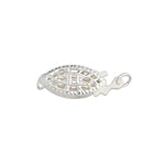 SS.925 Filgree Pearl Clasp 12mm Approx 2.05g - Cosplay Supplies Inc