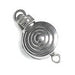 SS.925 Clasp Bullseye With 1Ring 8mm Approx . 2.7g - Cosplay Supplies Inc