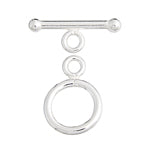 SS.925 Toggle Clasp 12mm Approx 10g - Cosplay Supplies Inc