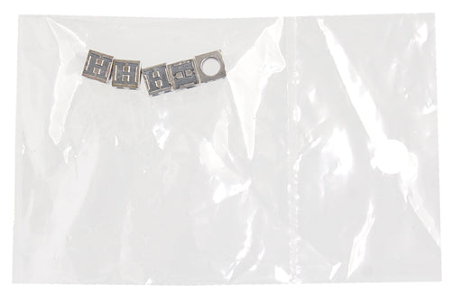 SS.925 Alphabet Cube Bead 5mm