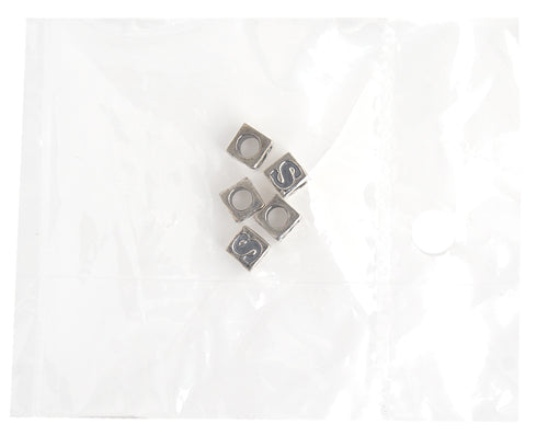 SS.925 Alphabet Cube Bead 5mm