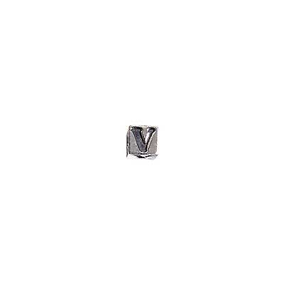SS.925 Alphabet Cube Bead 5mm - Cosplay Supplies Inc