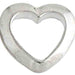 SS.925 Heart Charm no Jump ring 11x11mm - Cosplay Supplies Inc
