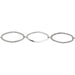 SS.925 Chain Oval 26mm 1 Smooth / 1 Sparkle - Cosplay Supplies Inc