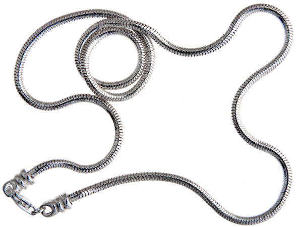 SS.925 Necklace Snake Chain 18" With Lobster Clasp