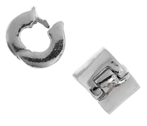 SS.925 Bead Stopper - Hinged 8mm - 2.8mm Large Hole