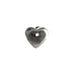 SS.925 Bead Heart 10mm - 5mm Large Hole