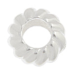 SS.925 Bead Spacer Spiral 10.5mm - 5.0mm Large Hole - Cosplay Supplies Inc