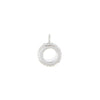 SS.925 Bead Spacer Fancy w/Ring 9.0mm - 5.0mm Large Hole