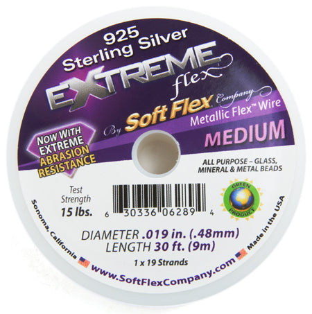 Extreme Flex Wire 19 Strand Sterling Silver