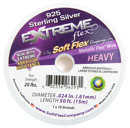 Extreme Flex Wire 19 Strand Sterling Silver