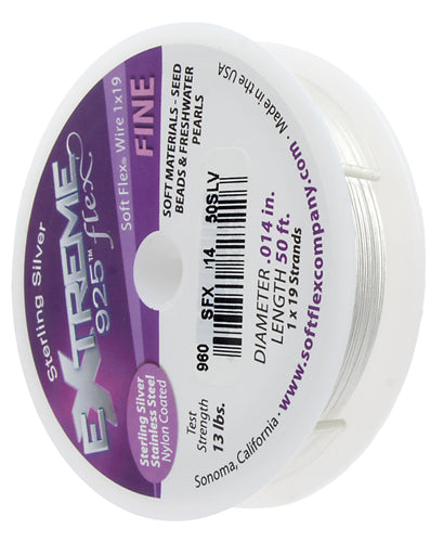 Soft Flex Extreme Wire 19 Strand Sterling Silver