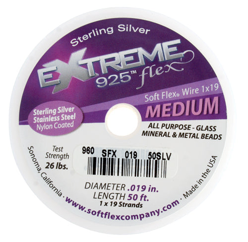 Soft Flex Extreme Wire 19 Strand Sterling Silver
