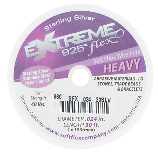 Soft Flex Extreme Wire 19 Strand Sterling Silver