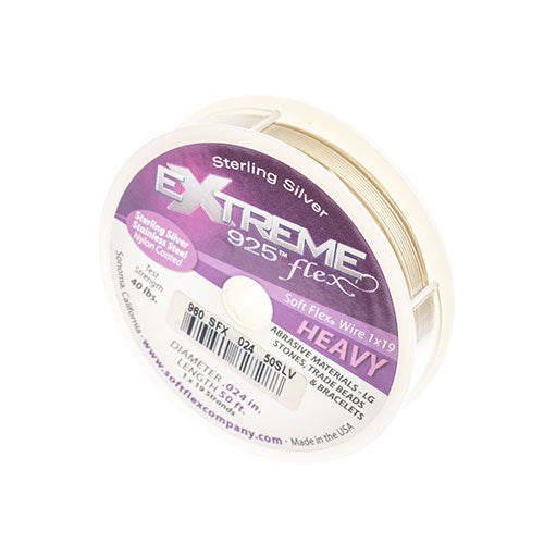 Soft Flex Extreme Wire 19 Strand Sterling Silver - Cosplay Supplies Inc