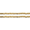 Czech Seed Bead Cut Plated 24kt Gold Strung