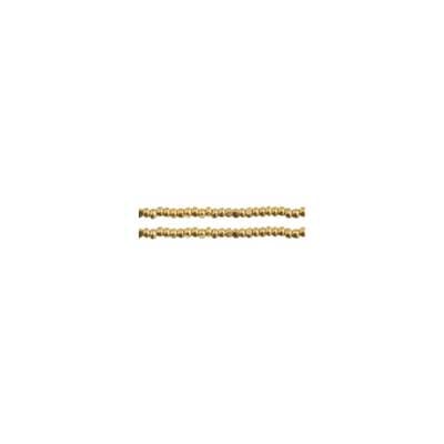 Czech Seed Bead Cut Plated 24kt Gold Strung - Cosplay Supplies Inc