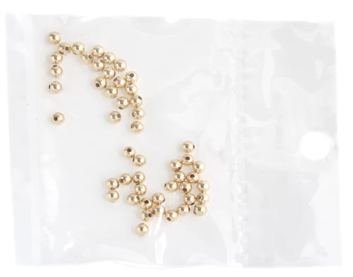 Gold Filled 14kt Round Bead 3mm With Seam Approx 4g