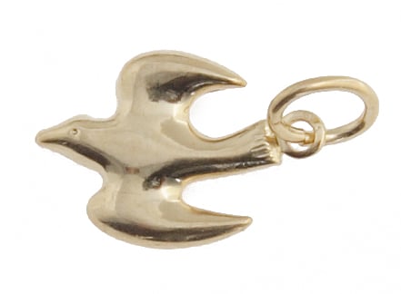 Gold Filled 14kt Charms Dove 12mm